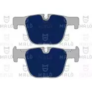 Тормозные колодки дисковые, комплект MALO 2491726 7 QFBIK 1050884