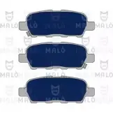 Тормозные колодки дисковые, комплект MALO NK BGV 1050901 2491735