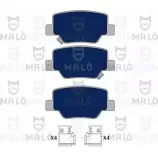 Тормозные колодки дисковые, комплект MALO X4BNYX 7 2491823 1051021