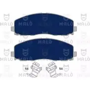 Тормозные колодки дисковые, комплект MALO 1051075 J25L A 2491858