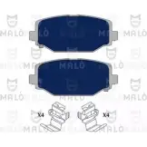Тормозные колодки дисковые, комплект MALO 2491859 HM3 NT 1051076