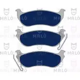 Тормозные колодки дисковые, комплект MALO 1051099 1U 2PZ 2491878