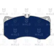 Тормозные колодки дисковые, комплект MALO 2491904 E 2BQUF 1051128