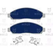 Тормозные колодки дисковые, комплект MALO 1051153 Isuzu D Max 1 Пикап 2.5 DiTD 4x4 (TFS86) 101 л.с. 2002 – 2012 H9 YBSI0