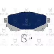 Тормозные колодки дисковые, комплект MALO 2491940 ZO8U V 1051164