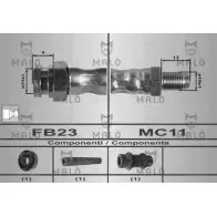 Тормозной шланг MALO 80175 DU91VE U 2510252