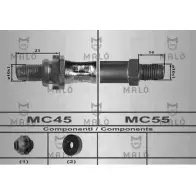 Тормозной шланг MALO 80307 BRH6 L Ford Mondeo 2 (GD, BAP) Хэтчбек 1.8 i 115 л.с. 1996 – 2000