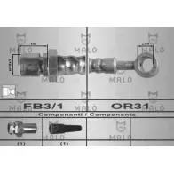 Тормозной шланг MALO 80314 2510399 HU 79S