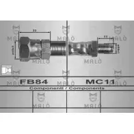 Тормозной шланг MALO 80338 MHR7 V 2510424
