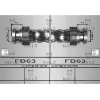 Тормозной шланг MALO 80411 Y1CGY O Mazda Demio