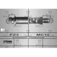 Тормозной шланг MALO 80563 2510664 91X GE9C