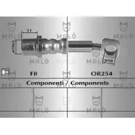 Тормозной шланг MALO 80849 KF00 GPV Saab 9-3 (YS3F) 2 Седан 2.0 t xWD 163 л.с. 2007 – 2015