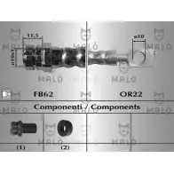 Тормозной шланг MALO 81014 Volkswagen Sharan 9DNUR OP