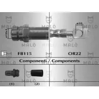 Тормозной шланг MALO Volkswagen Golf 81066 L LGK8HQ