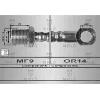 Шланг сцепления MALO 8368 E ANRCOL 2511305