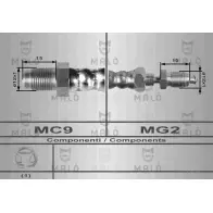 Шланг сцепления MALO 7 31Y60E 8439 2511370