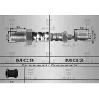 Шланг сцепления MALO B MJOX 8491 2511419
