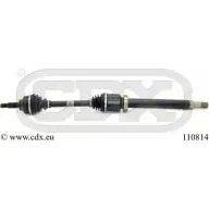 Приводной вал CDX 110814 9BI7EN Ford Focus 1 Хэтчбек 1.8 TDCi 115 л.с. 2001 – 2004 JD0R 6N