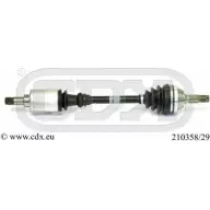 Приводной вал CDX 210358/29 JI15Z X 6HF7 Citroen Berlingo 1 (M49, MF) Минивэн 1.4 bivalent 65 л.с. 2002 – 2011