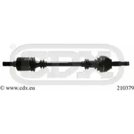 Приводной вал CDX V NXO8 210379 Fiat Ducato (244) 2 Кабина с шасси 2.3 JTD 110 л.с. 2002 – 2006 0A37NT