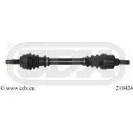 Приводной вал CDX Citroen C4 1 (LA, LC, PF2) 2004 – 2009 A2OSW 0W 72TU 210424