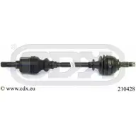 Приводной вал CDX 0O15EU Citroen C4 1 (LA, LC, PF2) 2004 – 2009 210428 Q 41J6BZ