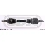 Приводной вал CDX 8YWW5 QT 93IQF 210472 Citroen C5 2 (RC, PF3) Хэтчбек 2.0 HDi (RCRHRH) 136 л.с. 2004 – 2025