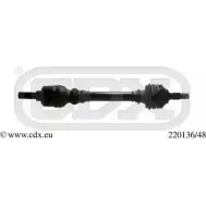 Приводной вал CDX R JLMCV9 220136/48 Peugeot 306 1 (7A, 7C, N3, N5) Хэтчбек 1.8 D 58 л.с. 1993 – 2001 AC607