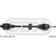 Приводной вал CDX 2516040 230472 W9R XU 3WDH40H