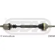 Приводной вал CDX KPXZ U 230549 R6WUHA Renault Laguna (BG) 2 Хэтчбек 1.6 16V (BG0A. BG0L) 107 л.с. 2001 – 2005