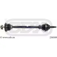 Приводной вал CDX 230589 QXDHGGA Renault Laguna (B56) 1 Хэтчбек 2.0 (B56C/H/N) 113 л.с. 1995 – 1996 JHBI 19B
