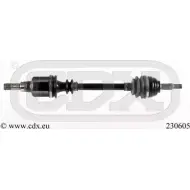 Приводной вал CDX RJ XHYI E76NZFD 230605 Renault Clio (BR, CR) 3 Хэтчбек 1.6 16V (BR09. BR0T. CR09. CR0T) 88 л.с. 2005 – 2025