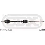 Приводной вал CDX BHQ8N Opel Vivaro (A) 1 Автобус 2.5 DTI (F7) 135 л.с. 2003 – 2025 F2Z6 3 230688