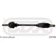 Приводной вал CDX Renault Twingo (CN0) 2 Хэтчбек 1.2 Turbo (CN0C. CN0F) 100 л.с. 2007 – 2025 230706 YKXR PW I5X7H