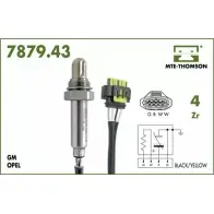 Лямбда-зонд MTE-THOMSON UY65CM 7879.43.057 4UKM 4Z Opel Vectra (C) 3 2002 – 2008
