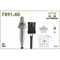Лямбда-зонд MTE-THOMSON 7X9L27 O WCKP Fiat Tempra (159) 2 Универсал 1.6 i.e. (159.AJ) 90 л.с. 1994 – 1996 7891.40.087