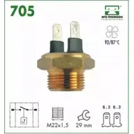 Датчик включения вентилятора радиатора MTE-THOMSON UDI19G modelo_interrup 2519120 PXRRE H2