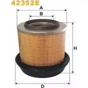 Воздушный фильтр WIX FILTERS 2528672 42352E 8N0WAT D O1GG