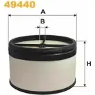 Воздушный фильтр WIX FILTERS 49440 ZWLS2 2530083 9HIJ1 W