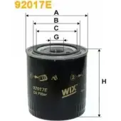 Масляный фильтр WIX FILTERS I1H1A 92017E 2531269 L6FJ 0