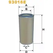 Воздушный фильтр WIX FILTERS VMK PW Audi A6 (C4) 1 Универсал 1.9 Tdi 90 л.с. 1994 – 1997 93016E W4C8I