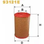 Воздушный фильтр WIX FILTERS 93121E 5K8CT BP NS0H 2531358