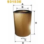Воздушный фильтр WIX FILTERS 93153E 2531368 FDL FZ KOJL7