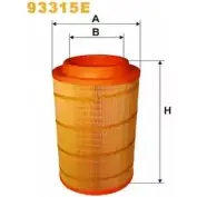 Воздушный фильтр WIX FILTERS EAFSP N 93315E ME6BUD 2531433