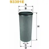 Фильтр добавочного воздуха WIX FILTERS 6FRK3 2531471 93391E BXG TY
