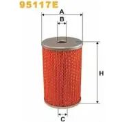 Топливный фильтр WIX FILTERS XSWOHT6 95117E 6QWA LT 2531522