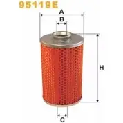 Топливный фильтр WIX FILTERS 2531524 DL7ZP97 95119E NP WZX7