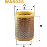 Воздушный фильтр WIX FILTERS 2531593 2V6 XO P7LFV9P WA6028