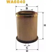 Воздушный фильтр WIX FILTERS 2531603 WA6040 UB8WG ZH VGRZPR