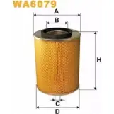Воздушный фильтр WIX FILTERS WA6079 2531621 L0F5X 0Y 94P6S2